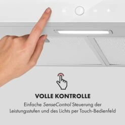 Contempo Neo Unterbau-Dunstabzugshaube 60cm 175m³/h LED Edelstahl Acryl Weiß -Optimal Küchengeräte Geschäft 10034961 de 0008 logo