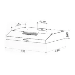 Contempo Neo Unterbau-Dunstabzugshaube 60cm 175m³/h LED Edelstahl Acryl Weiß -Optimal Küchengeräte Geschäft 10034961 yy 0009 logo Klarstein Contempo Neo Unterbau Haube weiss