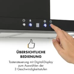 Limelight Dunstabzugshaube 60cm Wandhaube 600m³/h Schwarz -Optimal Küchengeräte Geschäft 10034977 de 0008 logo