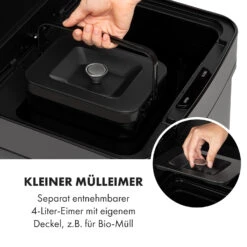 Touchless Black Stainless Steel Müllsammler Sensor 72L 4 Behälter ABS / PP / Edelstahl Schwarz -Optimal Küchengeräte Geschäft 10035097 de 0004 logo