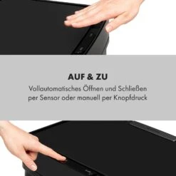 Touchless Black Stainless Steel Müllsammler Sensor 72L 4 Behälter ABS / PP / Edelstahl Schwarz -Optimal Küchengeräte Geschäft 10035097 de 0007 logo