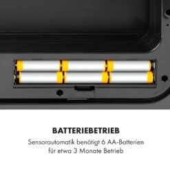 Touchless Black Stainless Steel Müllsammler Sensor 72L 4 Behälter ABS / PP / Edelstahl Schwarz -Optimal Küchengeräte Geschäft 10035097 de 0008 logo