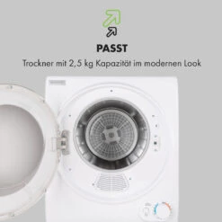 Jet Set 2500 Wäschetrockner Ablufttrockner 850W EEK C 2,5kg 50cm 16 Jet Set 2500 Wäschetrockner Ablufttrockner 850W EEK C 2,5kg 50cm -Optimal Küchengeräte Geschäft 10035137 de 0006 logo