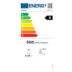 Steakhouse Pro Fleischreifeschrank 98 Ltr 1-25°C Touch Edelstahltür -Optimal Küchengeräte Geschäft 10035176 energy label