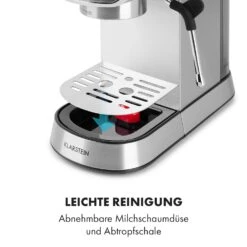 Futura Espressomaker 20 Bar 1450 Watt 20 Bar Wassertank: 1,25 Liter Rostfreier Edelstahl -Optimal Küchengeräte Geschäft 10035183 de 0009 logo