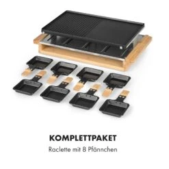 Tournedo Raclette 1200W Aluminiumguss 8 Personen Holz-Dekor 18 Tournedo Raclette 1200W Aluminiumguss 8 Personen Holz-Dekor -Optimal Küchengeräte Geschäft 10035219 de 0008 logo