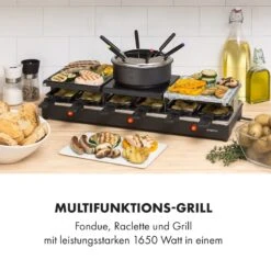 Fonduelette XL 3-in-1 Raclettegrill Fondue Naturstein 1650W 12 Pers 12 Fonduelette XL 3-in-1 Raclettegrill Fondue Naturstein 1650W 12 Pers -Optimal Küchengeräte Geschäft 10035220 de 0002 logo