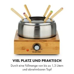 Bambus Fondue Edelstahl-Topf 800W 13 Bambus Fondue Edelstahl-Topf 800W -Optimal Küchengeräte Geschäft 10035221 de 0006 logo