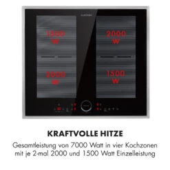 Delicatessa 60 Prime Induktionskochfeld 4 Zonen 7000W Timer -Optimal Küchengeräte Geschäft 10035266 de 0004 logo