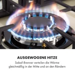 Victoria 4 Zonen Gaskochfeld 4-flammig Sabaf-Brenner Glaskeramik 14 Victoria 4 Zonen Gaskochfeld 4-flammig Sabaf-Brenner Glaskeramik -Optimal Küchengeräte Geschäft 10035270 de 0003 logo