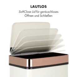 Royal Trash Rose Gold Sensor-Mülleimer 72 Liter Edelstahl -Optimal Küchengeräte Geschäft 10035364 de 0010 logo