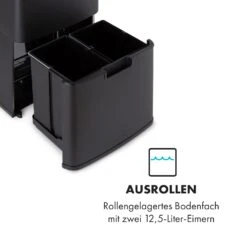 Royal Trash Matte Black Sensor-Mülleimer 72 Liter Edelstahl 17 Royal Trash Matte Black Sensor-Mülleimer 72 Liter Edelstahl -Optimal Küchengeräte Geschäft 10035365 de 0005 logo