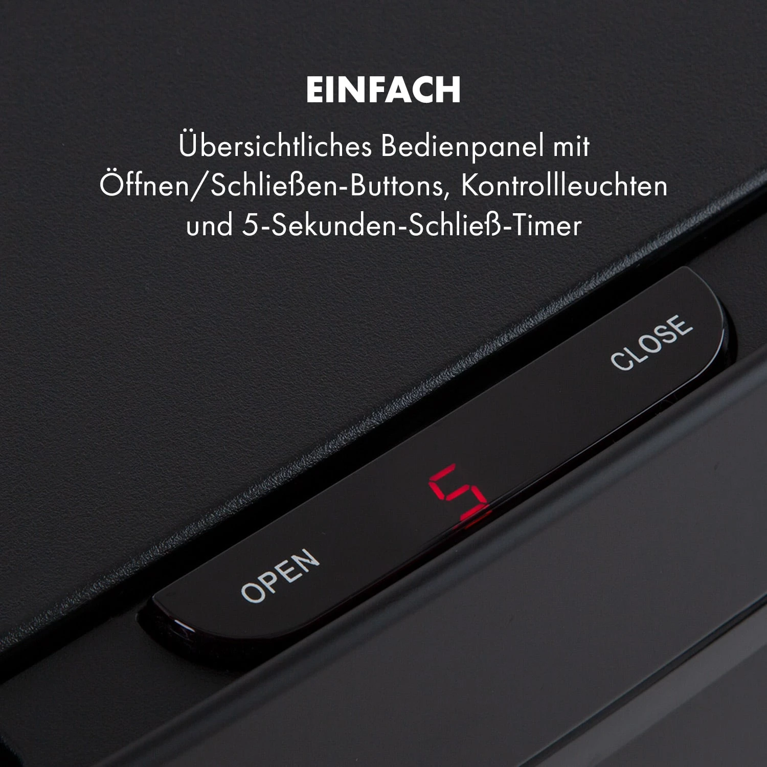 Royal Trash Matte Black Sensor-Mülleimer 72 Liter Edelstahl 8 Royal Trash Matte Black Sensor-Mülleimer 72 Liter Edelstahl – Bild 6