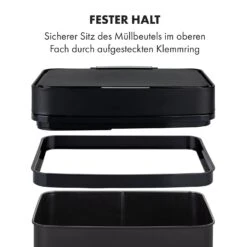 Royal Trash Matte Black Sensor-Mülleimer 72 Liter Edelstahl 21 Royal Trash Matte Black Sensor-Mülleimer 72 Liter Edelstahl -Optimal Küchengeräte Geschäft 10035365 de 0009 logo