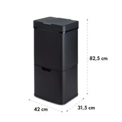 Royal Trash Matte Black Sensor-Mülleimer 72 Liter Edelstahl 23 Royal Trash Matte Black Sensor-Mülleimer 72 Liter Edelstahl -Optimal Küchengeräte Geschäft 10035365 yy 0011 logo Klarstein Royal Trash Matte Black Sensor Muelleimer