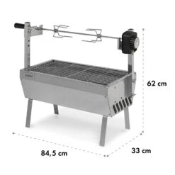 Sauenland Mini Rotisserie-Grill Drehspieß 4W 12kg Max. Edelstahl -Optimal Küchengeräte Geschäft 10035371 yy 0007 dimensions