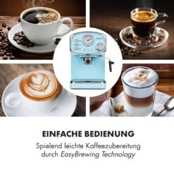 Espressionata Gusto Espressomaschine 1100W 15 Bar Druck -Optimal Küchengeräte Geschäft 10035377 de 0004 logo