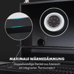 Kingsville Smoker Kombigrill Gas Kohle Smoker 13,5kW 3+1 Brenner 22 Kingsville Smoker Kombigrill Gas Kohle Smoker 13,5kW 3+1 Brenner -Optimal Küchengeräte Geschäft 10035409 de 0010 logo