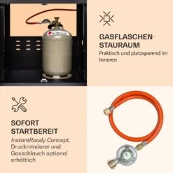 Valdosta 4.1 Gasgrill 4 X 2,8 KW + 2,5 KW Brenner Edelstahl Mobil 14 Valdosta 4.1 Gasgrill 4 X 2,8 KW + 2,5 KW Brenner Edelstahl Mobil -Optimal Küchengeräte Geschäft 10035415 de 0005 logo