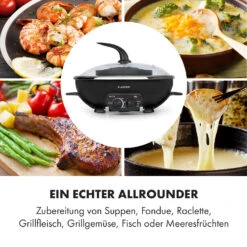 Szechuan 2-in-1 Hot Pot Und Grillplatte 5l Vol. 1350 / 600 W -Optimal Küchengeräte Geschäft 10035431 de 0005 logo