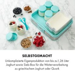 Gaia Greek Joghurt-Maker 1,26 L 6 Gläser Inkl. Sieb-Box 11 Gaia Greek Joghurt-Maker 1,26 L 6 Gläser Inkl. Sieb-Box -Optimal Küchengeräte Geschäft 10035435 de 0002 logo