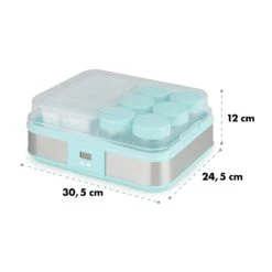 Gaia Greek Joghurt-Maker 1,26 L 6 Gläser Inkl. Sieb-Box 17 Gaia Greek Joghurt-Maker 1,26 L 6 Gläser Inkl. Sieb-Box -Optimal Küchengeräte Geschäft 10035435 yy 0008 logo Klarstein Gaia Greek Joghurtmaker mint