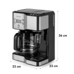 Caldetto Kaffeemaschine 1900W Heißwasserspender -Optimal Küchengeräte Geschäft 10035476 yy 0008 logo Klarstein Caldetto Kaffeemaschine schwarz