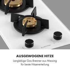 Goldflame Domino Gaskochfeld 2-flammig Messing-Brenner Glaskeramik -Optimal Küchengeräte Geschäft 10035498 de 0003 logo