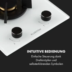 Goldflame Domino Gaskochfeld 2-flammig Messing-Brenner Glaskeramik -Optimal Küchengeräte Geschäft 10035498 de 0004 logo