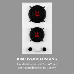 Goldflame Domino Gaskochfeld 2-flammig Messing-Brenner Glaskeramik -Optimal Küchengeräte Geschäft 10035498 de 0006 logo