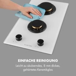 Goldflame Domino Gaskochfeld 2-flammig Messing-Brenner Glaskeramik -Optimal Küchengeräte Geschäft 10035498 de 0008 logo