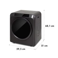 EZ Dry Wäschetrockner Ablufttrockner 1500W 6kg 60cm -Optimal Küchengeräte Geschäft 10035544 yy 0008 logo Klarstein Waeschetrockner EZ Dry grau