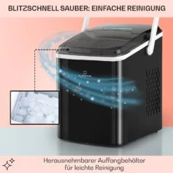 Arctic Porter Eiswürfelmaschine Bullet-Eis 12kg/24h Edelstahl -Optimal Küchengeräte Geschäft 10035553 de 0005 usp