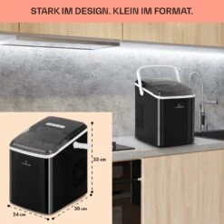 Arctic Porter Eiswürfelmaschine Bullet-Eis 12kg/24h Edelstahl -Optimal Küchengeräte Geschäft 10035553 de 0006 usp