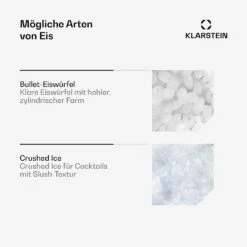 Icefestival Bullet Eiswürfelbereiter 400W 1,9l 20kg/24h -Optimal Küchengeräte Geschäft 10035578 de 0005 usp