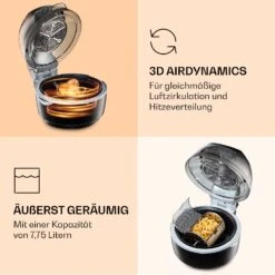 VitAir Smart Heißluftfritteuse App-Steuerung / 1400W / 7,75 Ltr / 20 Programme 15 VitAir Smart Heißluftfritteuse App-Steuerung / 1400W / 7,75 Ltr / 20 Programme -Optimal Küchengeräte Geschäft 10035592 de 0006 logo