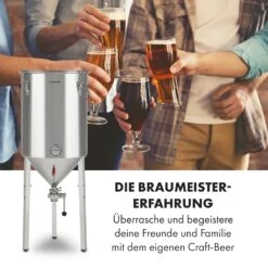 Gärkeller Pro XL Fermentierkessel 60 Liter Ablassventil 304-Edelstahl -Optimal Küchengeräte Geschäft 10035622 de 0002 logo