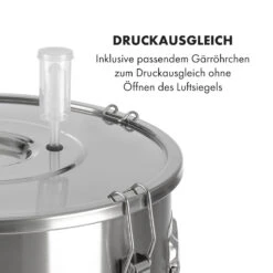 Gärkeller Pro XL Fermentierkessel 60 Liter Ablassventil 304-Edelstahl -Optimal Küchengeräte Geschäft 10035622 de 0004 logo