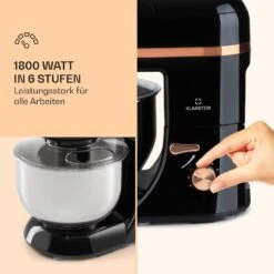 Lucia Elegance Küchenmaschine Mixer Fleischwolf 2000W BPA-frei -Optimal Küchengeräte Geschäft 10035639 de 0003 logo