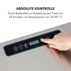 Captain Jerky 110 Dörrautomat 1000W 30-90 °C 24h-Timer Edelstahl -Optimal Küchengeräte Geschäft 10035735 de 0003 logo