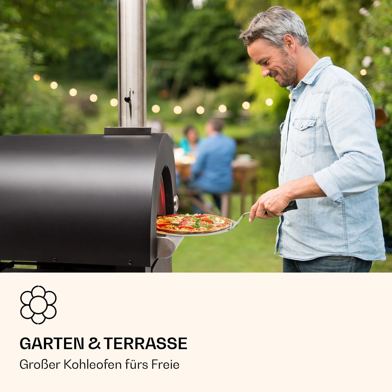 Diavolo Napoletana Pizzaofen Holzofen Rostfreier Edelstahl 4 Diavolo Napoletana Pizzaofen Holzofen Rostfreier Edelstahl – Bild 2