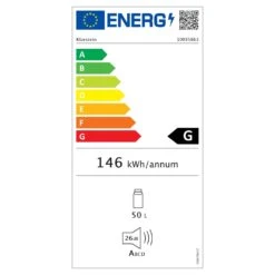 Bellevin 18 Uno Weinkühlschrank 50 Liter 11-18 °C LED Touch SingleZone 19 Bellevin 18 Uno Weinkühlschrank 50 Liter 11-18 °C LED Touch SingleZone -Optimal Küchengeräte Geschäft 10035863 energy label