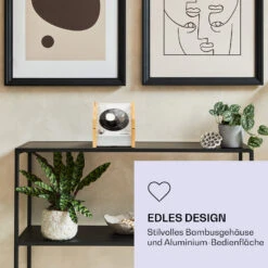 Garonne 2 Uhrenbeweger 1 Drehteller 2 Uhren 3 Speeds 4 Modi Bambus -Optimal Küchengeräte Geschäft 10036041 de 0002 logo