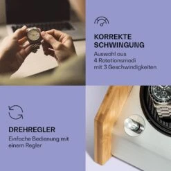 Garonne 2 Uhrenbeweger 1 Drehteller 2 Uhren 3 Speeds 4 Modi Bambus -Optimal Küchengeräte Geschäft 10036041 de 0003 logo