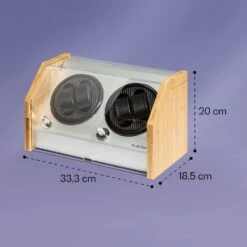 Garonne 4 Uhrenbeweger, 2 Drehteller, 4 Uhren, 3 Geschwindigkeiten, 4 Modi, Bambus -Optimal Küchengeräte Geschäft 10036042 yy 0005 logo