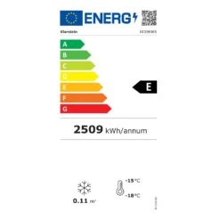 IceAge 36 Gefrierschrank 36 Liter EEK E 2 Etagen Thermostat Glasfront 15 IceAge 36 Gefrierschrank 36 Liter EEK E 2 Etagen Thermostat Glasfront -Optimal Küchengeräte Geschäft 10036065 energy label