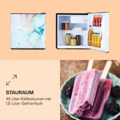 CoolArt 45L Mini-Kühlschrank EEK F Gefrierfach 1,5l Designtür -Optimal Küchengeräte Geschäft 10036181 de 0003 logo
