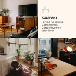 CoolArt 45L Mini-Kühlschrank EEK F Gefrierfach 1,5l Designtür -Optimal Küchengeräte Geschäft 10036181 de 0004 logo