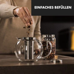 Sencha Teekanne 1,8 L Edelstahl-Siebeinsatz Borosilikatglas Deckel -Optimal Küchengeräte Geschäft 10036375 de 0003 logo