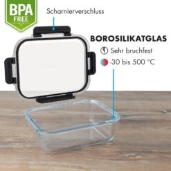 Glaswerk Jardine Frischhaltedosen 3er Set 640 1040 1520 Ml Borosilikatglas Deckel -Optimal Küchengeräte Geschäft 10036377 de 0007 logo